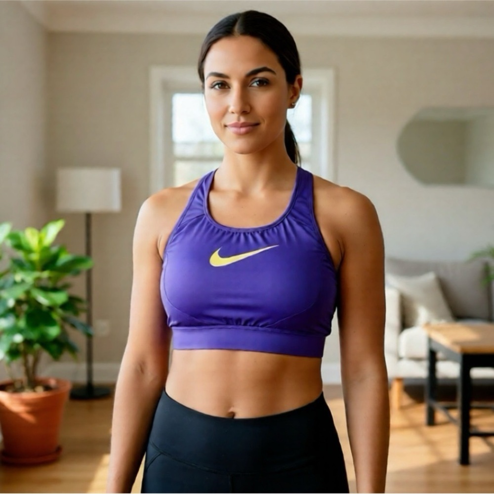 NWOT Nike Dri-FIT Purple Sports Bra Women’s Size Small Activewear